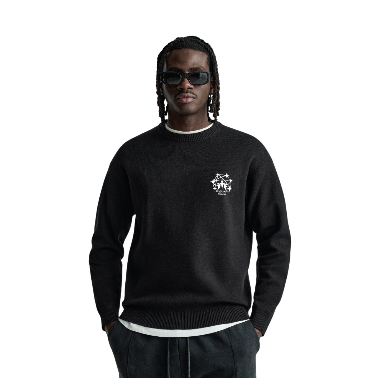 Pull noir sans capuche MMI | Boutique MMI Pull noir sans capuche MMI | Boutique MMI