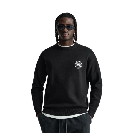 Pull noir sans capuche MMI | Boutique MMI