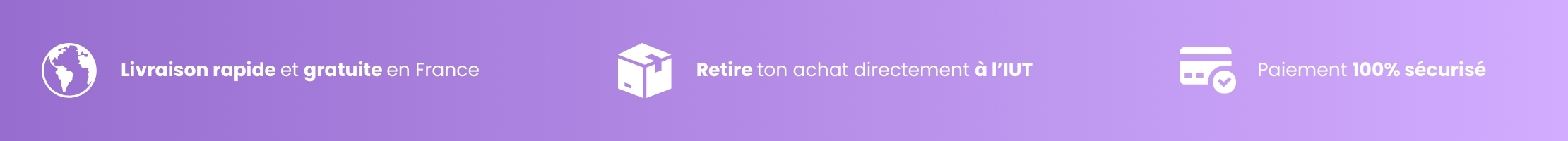 bannière de réassurance